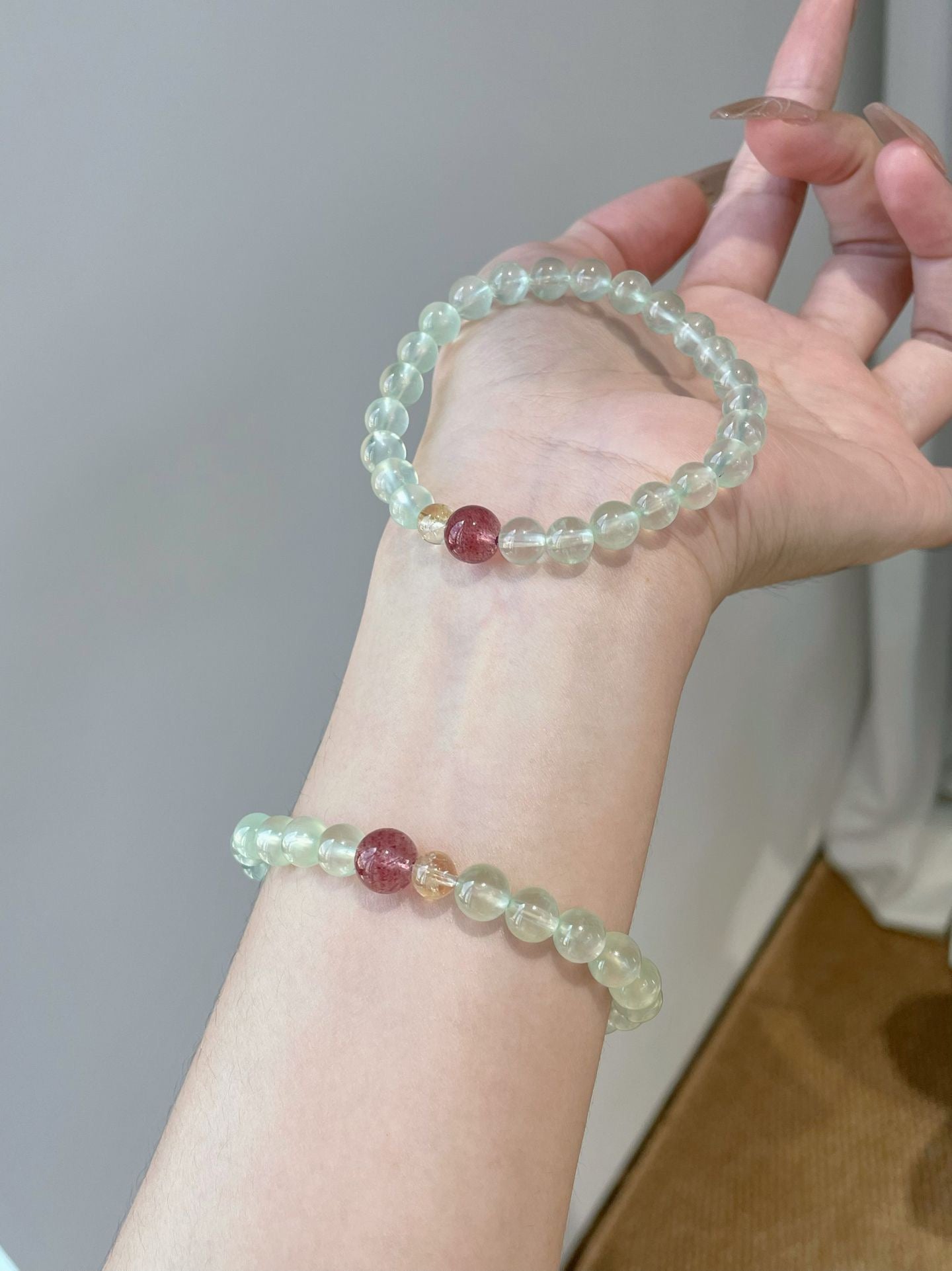 OMNAGAR “Lucky Garden” Natural Gemstone Bracelet