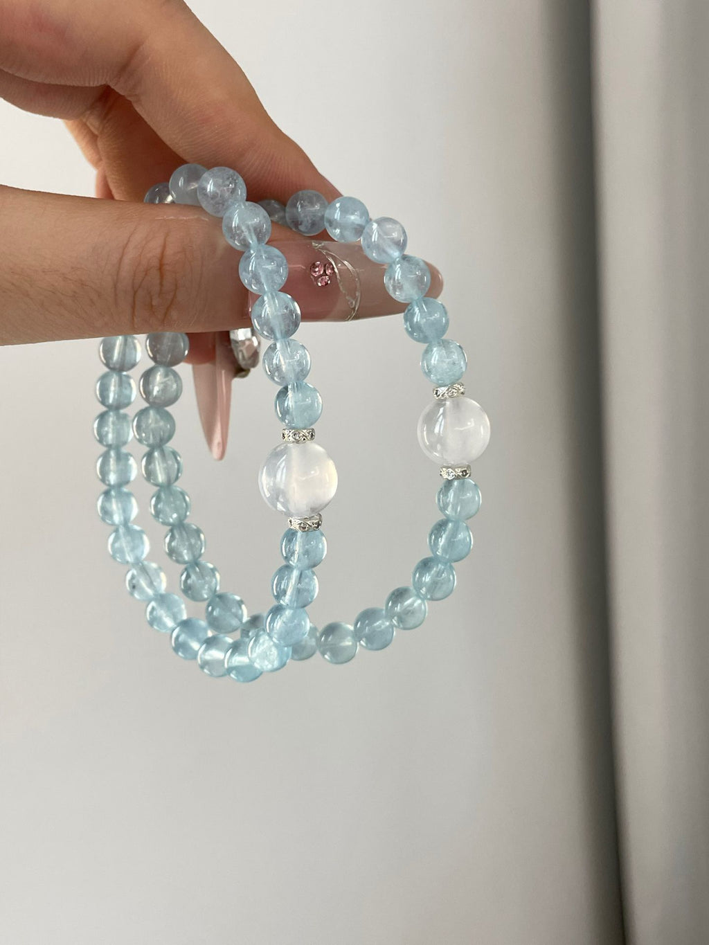 OMNAGAR “Ocean Romance” Natural Gemstone Bracelet