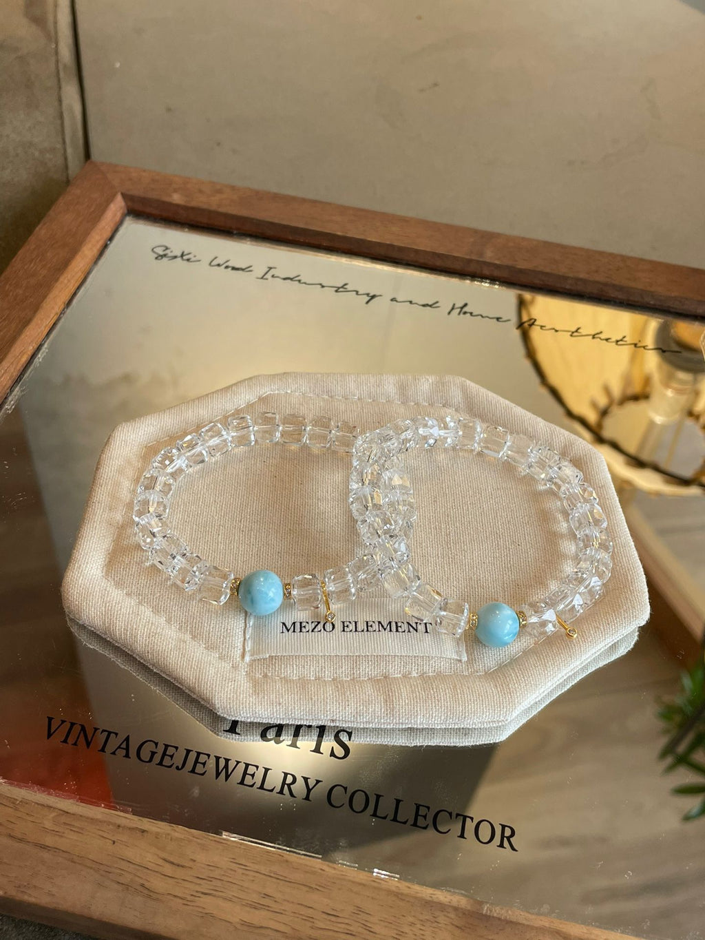 OMNAGAR “Caribbean Tide” Natural Gemstone Bracelet