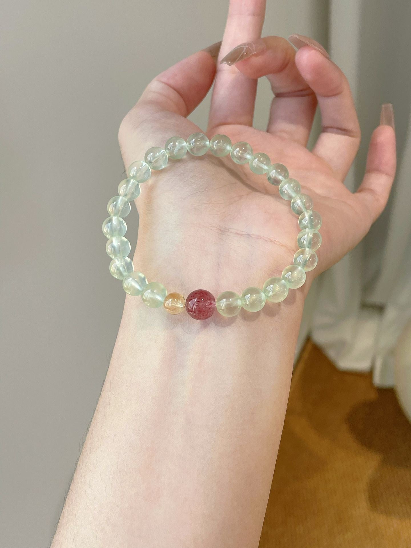 OMNAGAR “Lucky Garden” Natural Gemstone Bracelet