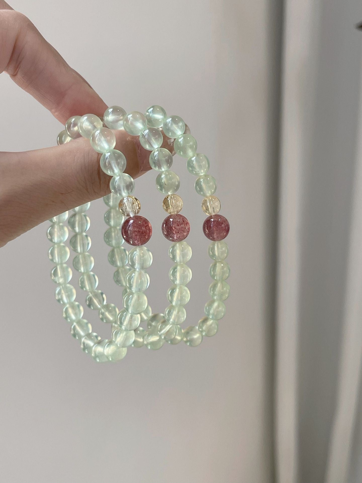 OMNAGAR “Lucky Garden” Natural Gemstone Bracelet